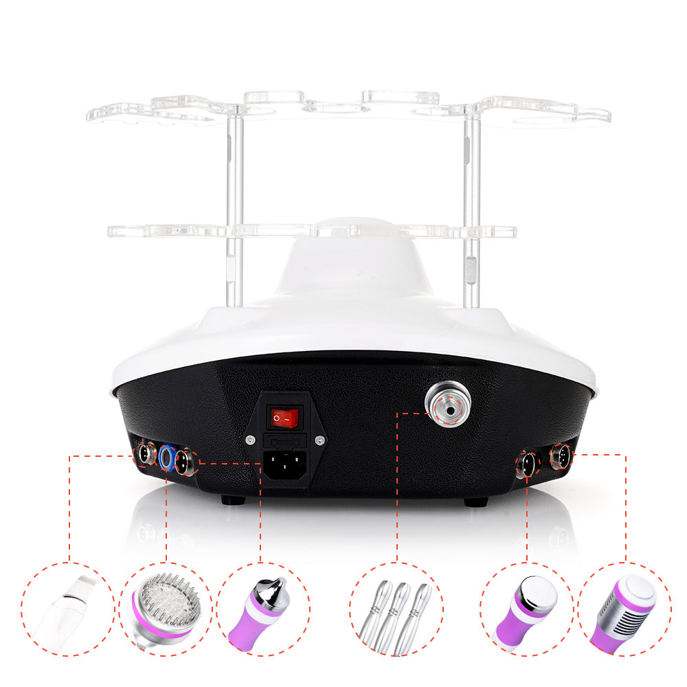 6 IN 1 Face Ultrasonic Photon & Micro Current Hot&Cold Beauty Machine - Suerbeaty