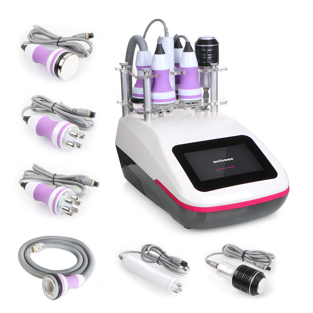 Newest 6 In1 Unoisetion Cavitation 40Khz RF Vacuum Cold Slimming Beauty Machine - Suerbeaty