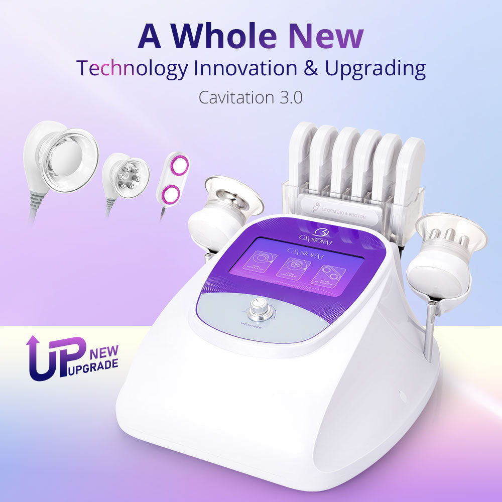 Cavitation 3.0 CaVstorm 40K Ultrasonic Slim Microcurrent RF Photon Skin Care Machine - Suerbeaty