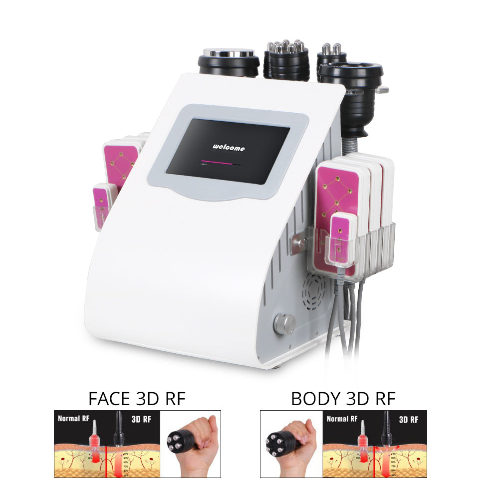 Unoisetion Cavitation 3D RF Wegiht Loss Cellulite Remove Lipo Laser 650Nm Device - Suerbeaty
