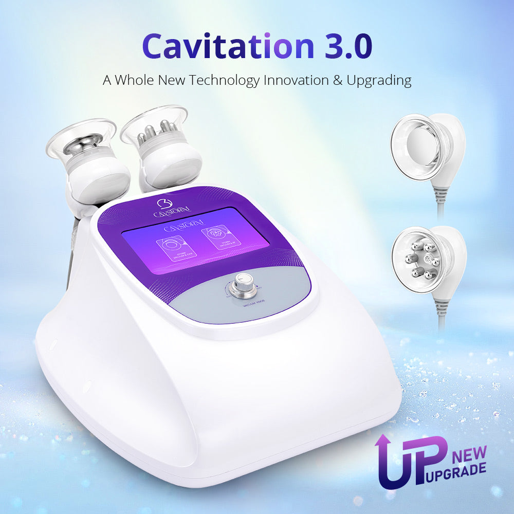 CaVstorm Cavitation 3.0 Fat Loss 40K Slim RF Photon LED Vacuum Skin Care Machine - Suerbeaty