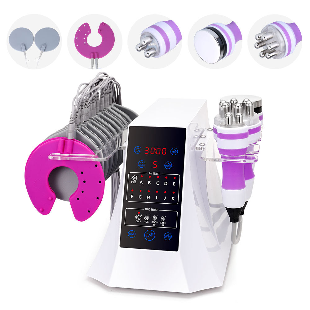 4 In1 Unoisetion Cavitation 40K RF Body Slimming EMS Muscle Training Shaping Machine - Suerbeaty