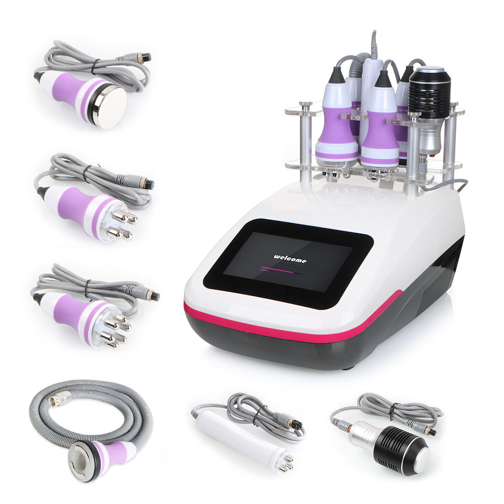 Newest 6 In1 Unoisetion Cavitation 40Khz RF Vacuum Cold Slimming Beauty Machine - Suerbeaty
