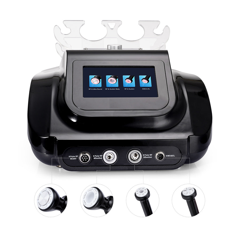Black 30K Ultrasound Cavitation&RF Machine Body Sculpting S Shape - Suerbeaty