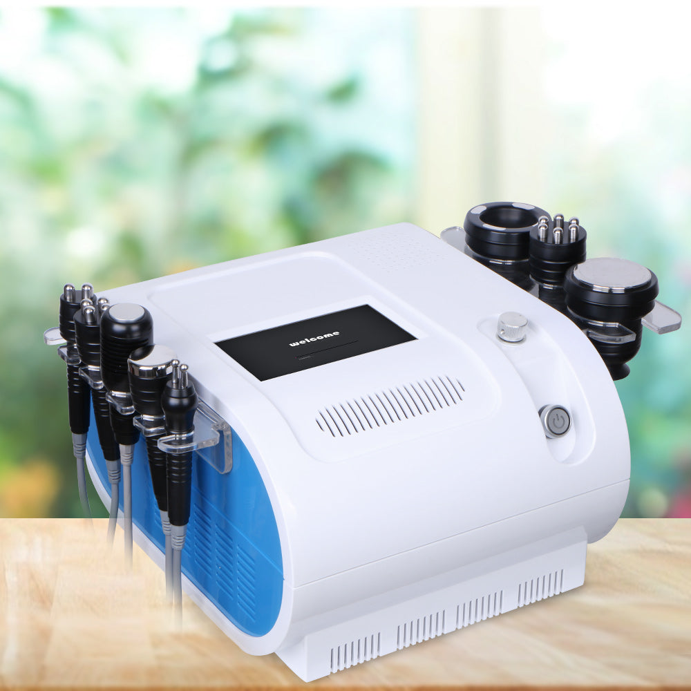 8 In1 Unoisetion 40Khz Cavitation RF Radio Frequency Vacuum Hot Cold Hammer Bio Slimming Machine - Suerbeaty