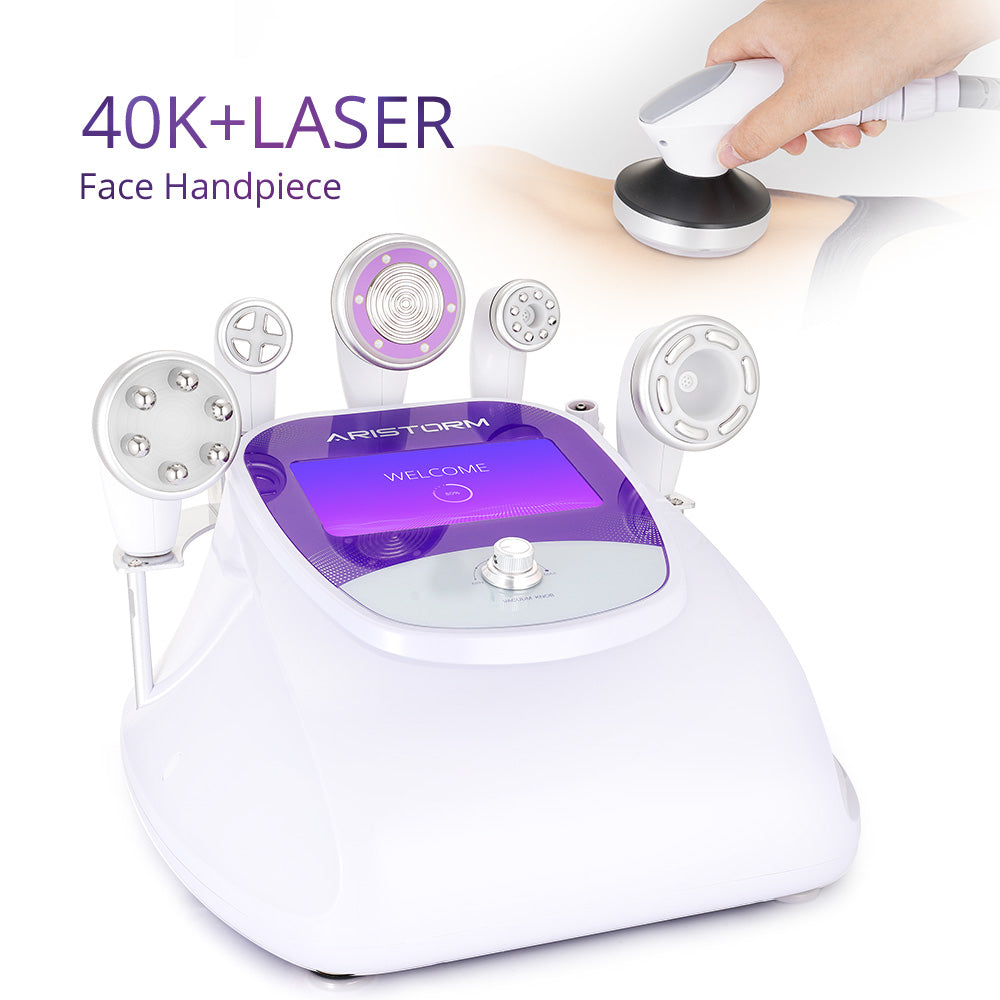 New Design 60K 5 In 1 Ultrasonic Cavitation 2.5 Weight Loss RF Vacuum Photon Machine - Suerbeaty