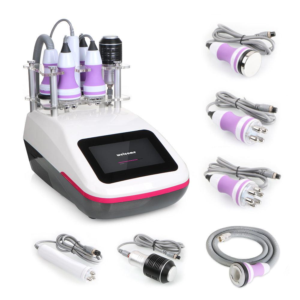 Newest 6 In1 Unoisetion Cavitation 40Khz RF Vacuum Cold Slimming Beauty Machine - Suerbeaty