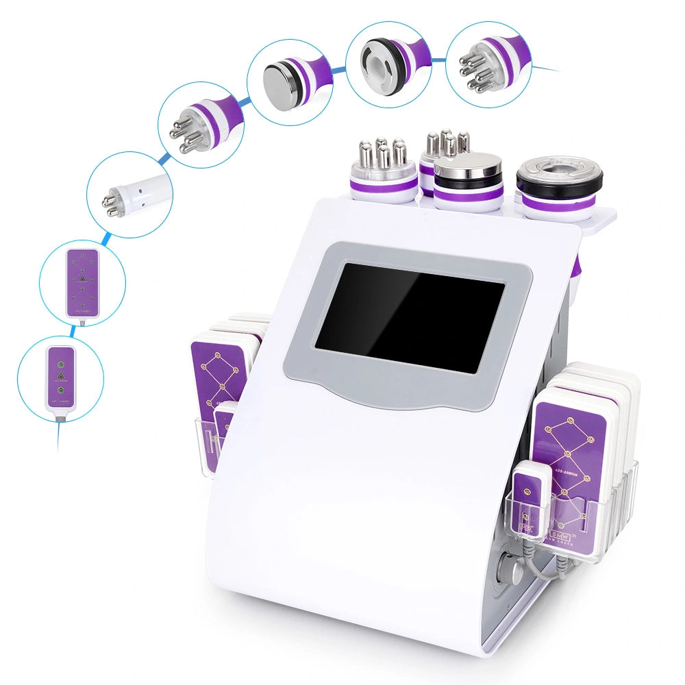 Package: 6in1 Cavitation Machine+Butt Machine with Cups+180ML Cups