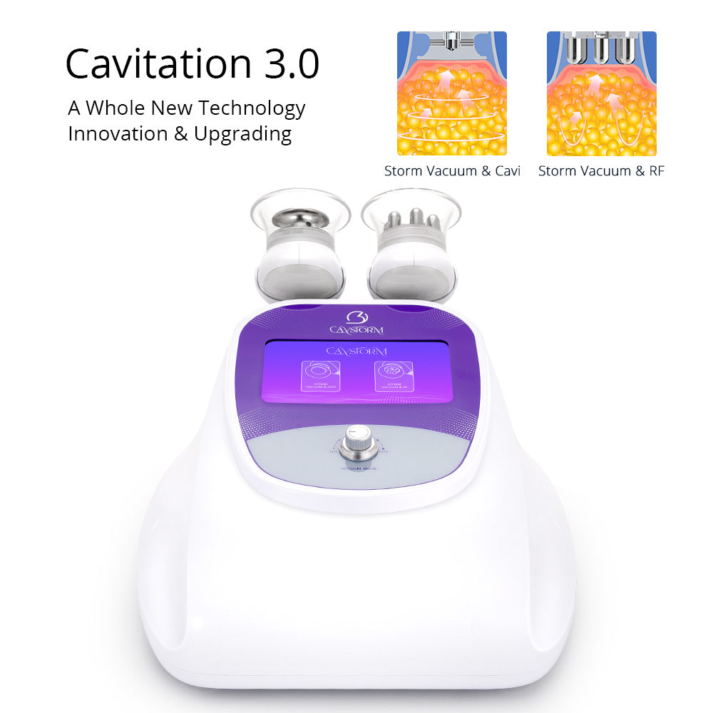 CaVstorm Cavitation 3.0 Fat Loss 40K Slim RF Photon LED Vacuum Skin Care Machine - Suerbeaty