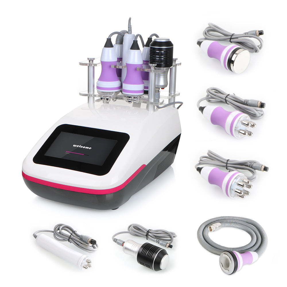 Newest 6 In1 Unoisetion Cavitation 40Khz RF Vacuum Cold Slimming Beauty Machine - Suerbeaty