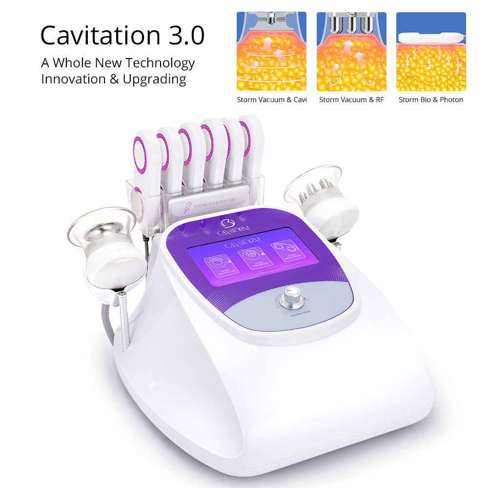 Cavitation 3.0 CaVstorm 40K Ultrasonic Slim Microcurrent RF Photon Skin Care Machine - Suerbeaty