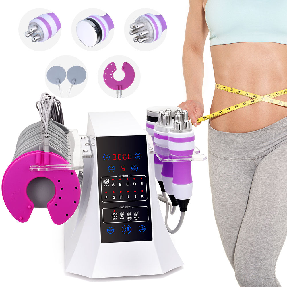 4 In1 Unoisetion Cavitation 40K RF Body Slimming EMS Muscle Training Shaping Machine - Suerbeaty