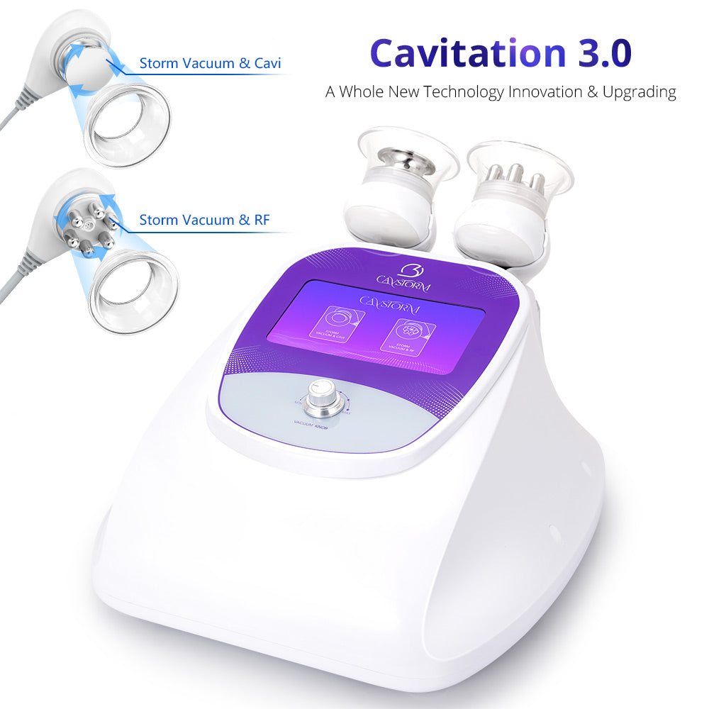 CaVstorm Cavitation 3.0 Fat Loss 40K Slim RF Photon LED Vacuum Skin Care Machine - Suerbeaty