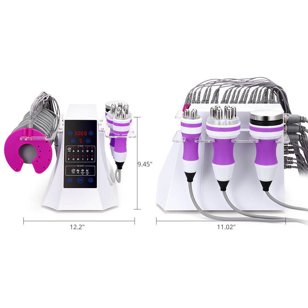 4 In1 Unoisetion Cavitation 40K RF Body Slimming EMS Muscle Training Shaping Machine - Suerbeaty
