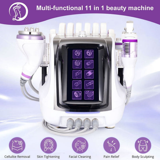 Aristorm 11 in 1 40K 2.5 Vacuum R-F Skin Care Body Slimming Massager Skin Beauty Machine Salon