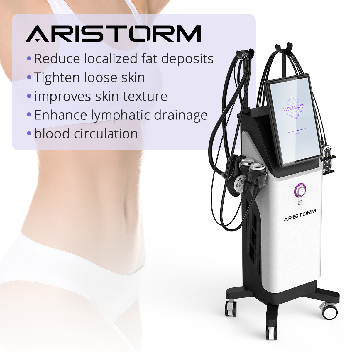 Aristorm S Shape Body Sculpting Machine, 4-in-1 Body Contouring for Be ...