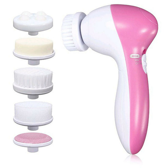 5In1 Multifunctional Electric Facial Cleansing Brush Spa Skin Care