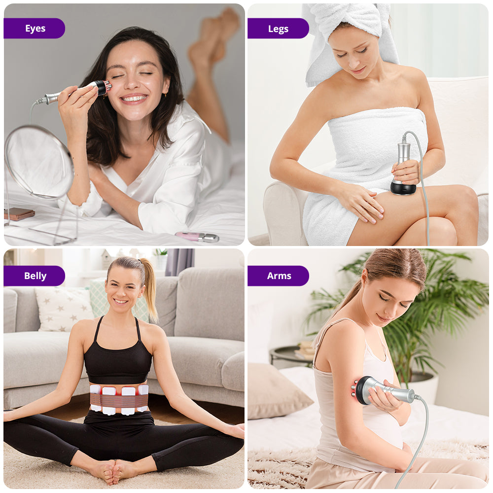 6 In 1 80k Cavitation Machine With Vacuum Radiofrequency For Body Contouring