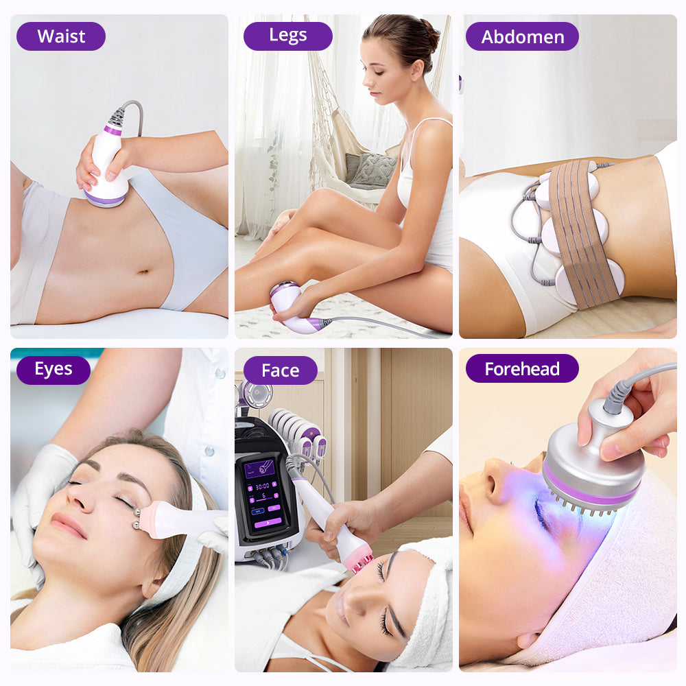 9In1 Aristorm 40k Ultrasonic Cavitation 2.5 Radio Frequency Slim Microdermabrasion Machine
