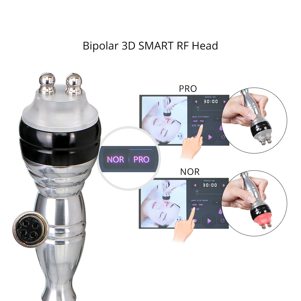 8 in1 Professional  Unoisetion Cavitation Vacuum RF Radio Frequency Dermabrasion Spray BIO Beauty machine