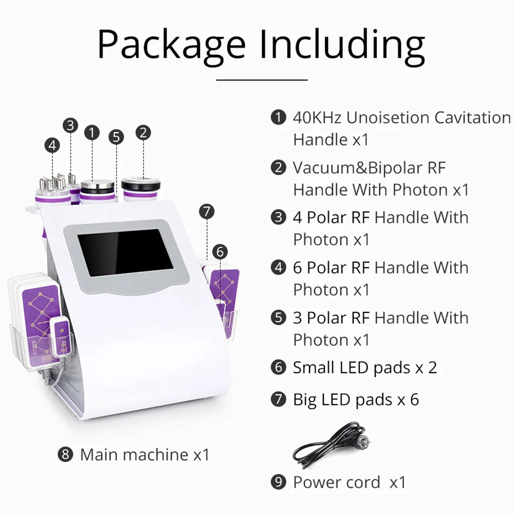 6 in1 Cavitation Machine