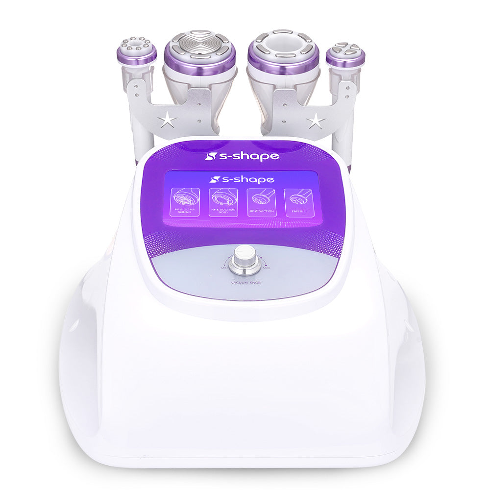 S Shape 30K Cavitation 2.5 Machine With Radio Frequency For Body Slimming and Skin Tightening