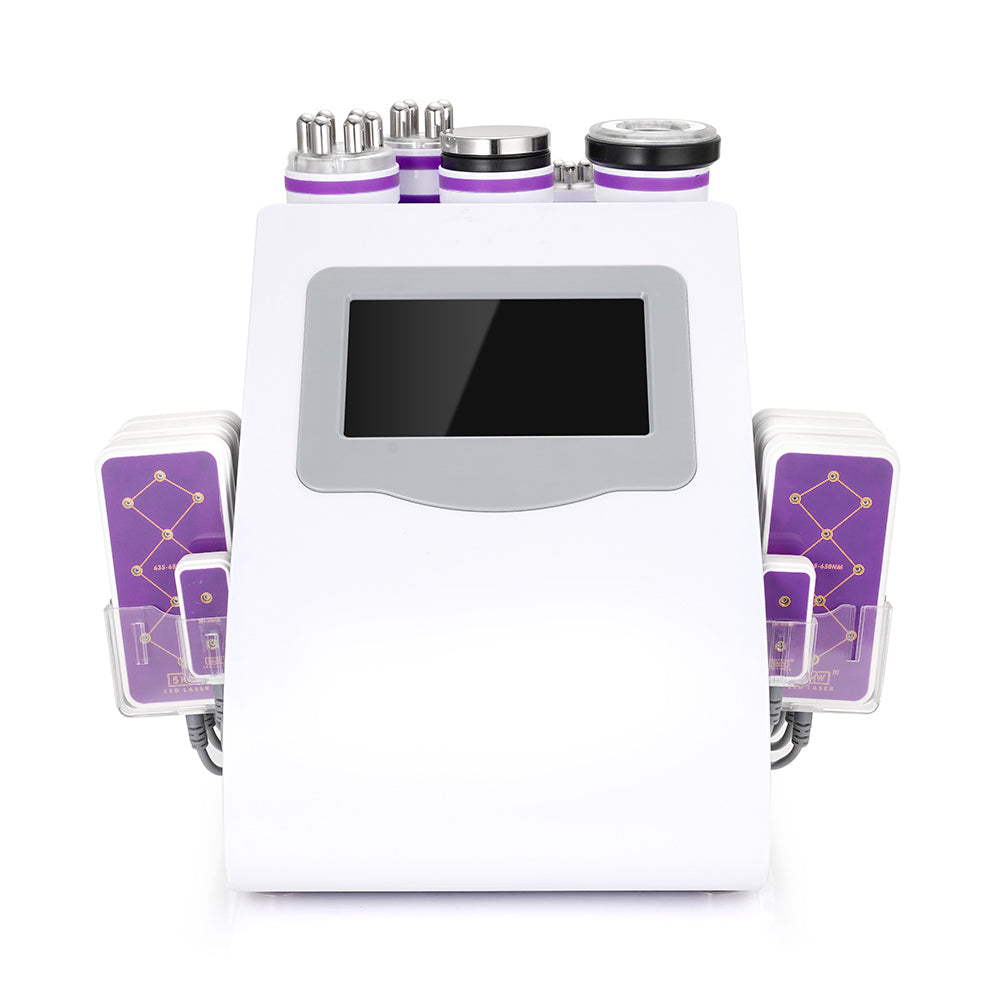 Load image into Gallery viewer, Black Friday 6 in 1 40K Ultrasonic Cavitation RF Machine With Rolling Trolley Cart
