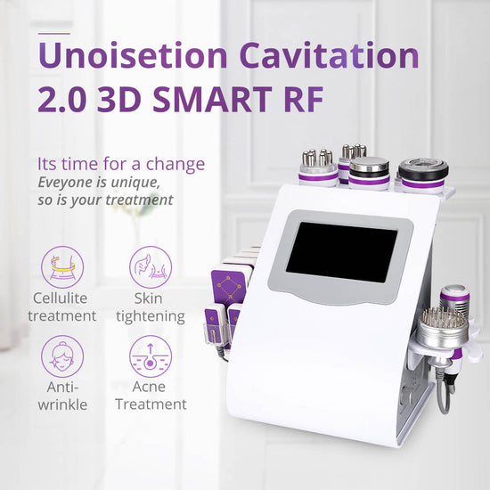 Load image into Gallery viewer, Black Friday 9 in 1 40K Ultrasonic Cavitation Machine With Rolling Trolley Cart

