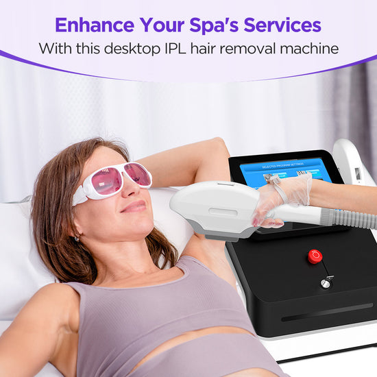 IPL Hair Removal Machine Painless Lasting Hair Removal Desk-Type For BeautySalon