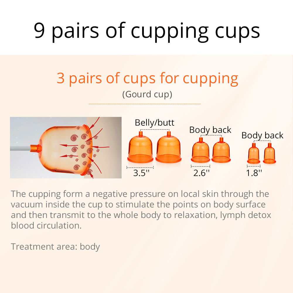 150ML XL Cups Body Massage Vacuum Therapy Butt Cupping Machine Breast Enlargement Machine