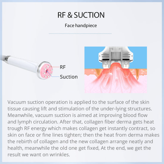 Aristorm 30K Body Massage Machine with Vacuum Suction Handle for Arms Belly Waist Legs Body Care Machine for Beauty Salon