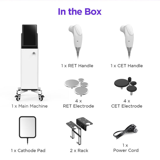 TECAR Therapy Machine CET RET 15.6'' Display For Rehabilitation Sports Injuries