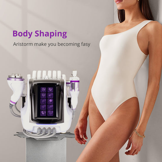 10In1 Ultrasonic Cavitation Slimming Radio Frequency Vacuum Photon Bio Microcurrent LipoLaser Shaping Machine