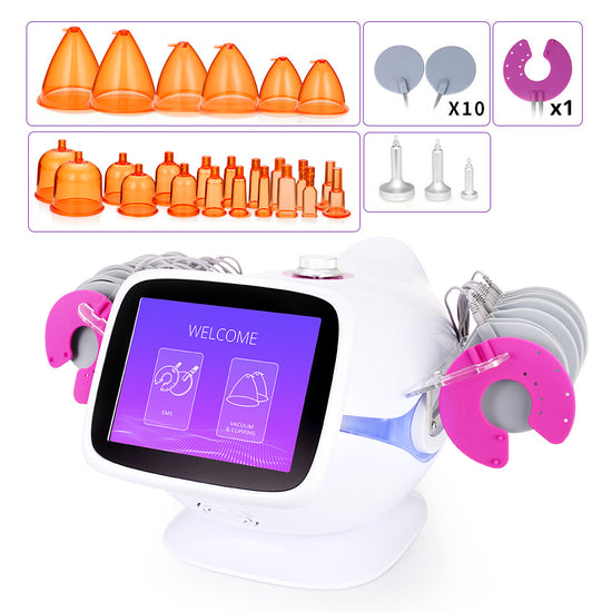Vacuum Cupping Noninvasive Butt Lifting EMS Pads Machine