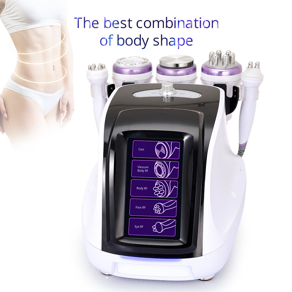 5 In 1 Ultrasonic Cavitation 40K Radio Frequency Radio Frequency Anti Cellulite Body Contouring Device