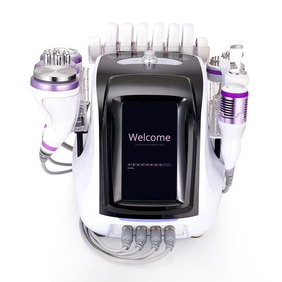 10In1 Ultrasonic Cavitation Slimming Radio Frequency Vacuum Photon Bio Microcurrent LipoLaser Shaping Machine