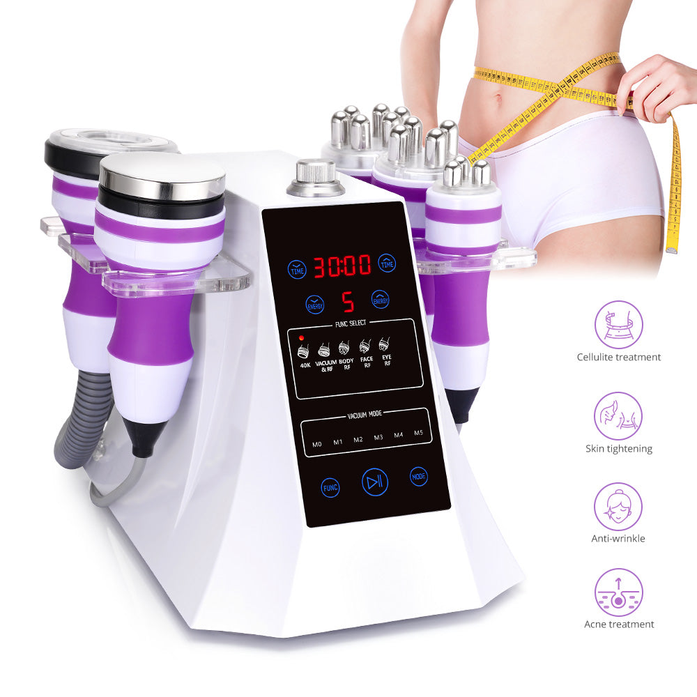 Load image into Gallery viewer, 5 In 1 Ultrasonic Cavitation Vacuum Radio Frequency Body Slimming Skin Lifting Beauty Machine
