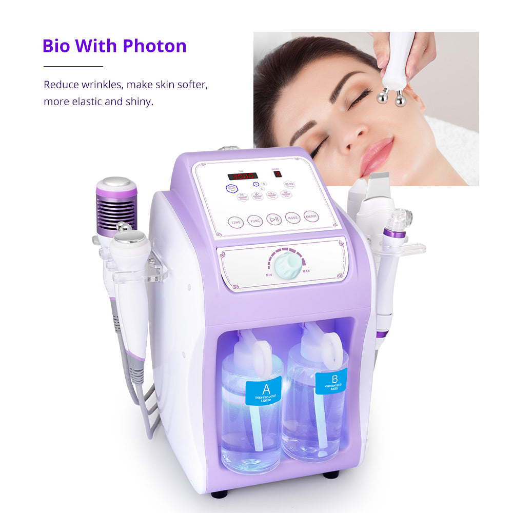 6IN1 Hydro dermabrasion Cleaning Skin Body Sculpting Machine With Home and Beauty Salons Use