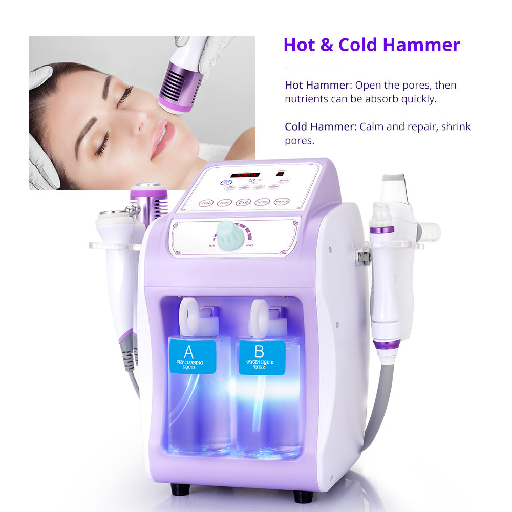 6IN1 Hydro dermabrasion Cleaning Skin Body Sculpting Machine With Home and Beauty Salons Use