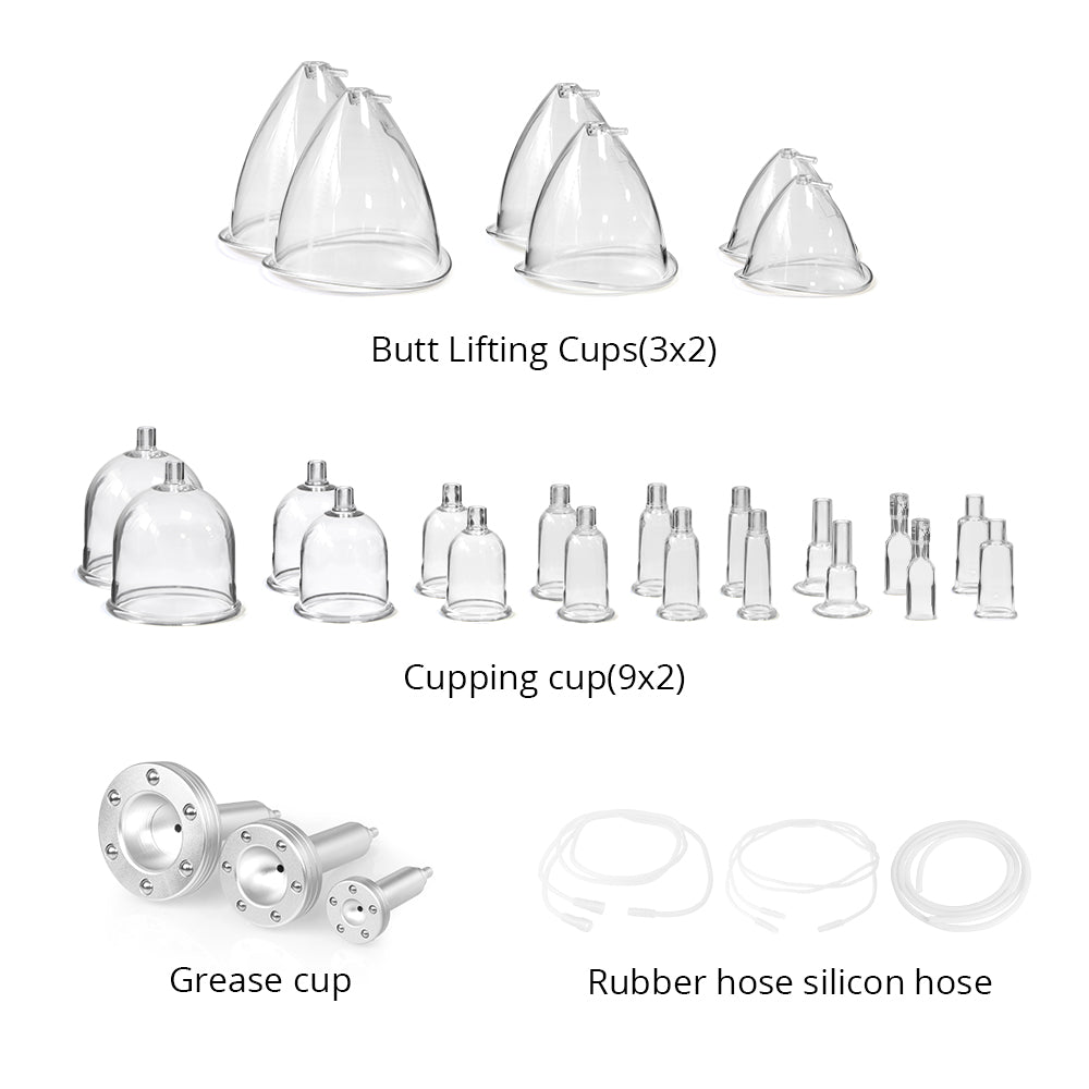 Strong Vacuum Therapy Breast Enlargement Lymph Detox Breast Lifting Beauty Equipment CE