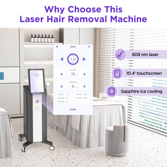 Load image into Gallery viewer, NAISIGOO Laser Hair Removal Machine 808 Nm Laser Painless Lasting Hair Removal

