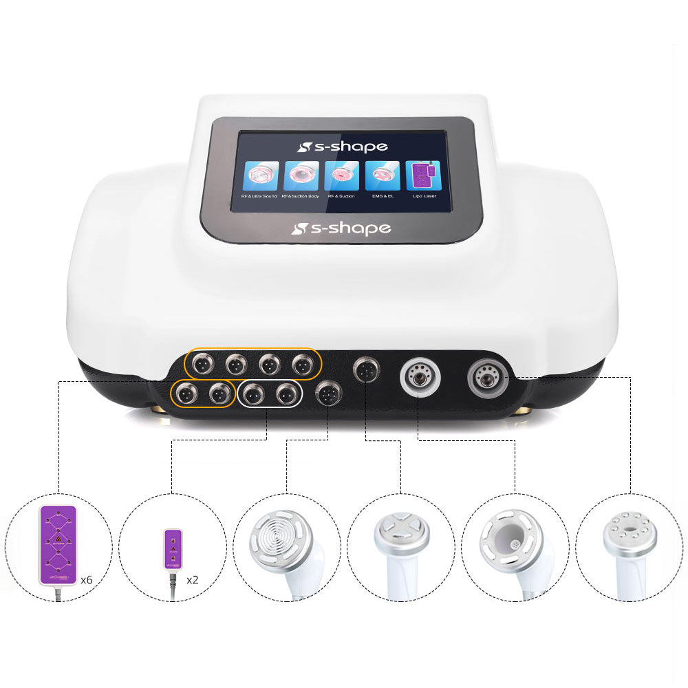 Aristorm 30K Body Massage Machine with Vacuum Suction Handle for Arms Belly Waist Legs Body Care Machine for Beauty Salon