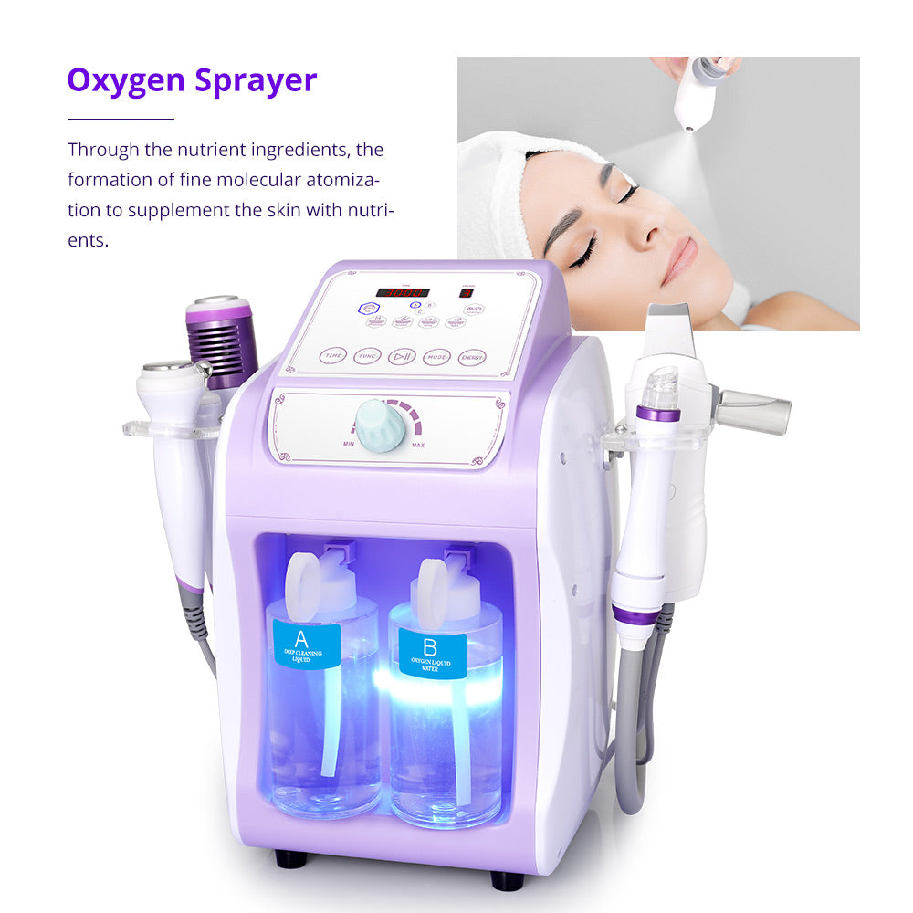 6IN1 Hydro dermabrasion Cleaning Skin Body Sculpting Machine With Home and Beauty Salons Use