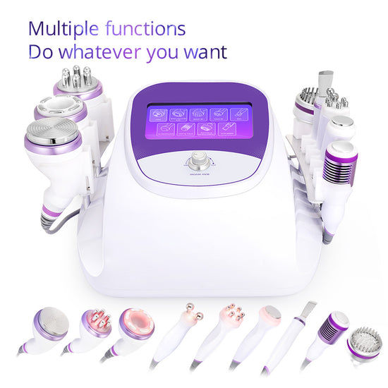 9 IN 1 Cavitation 2.5 Ultrasonic 40K Radio Frequency Ultrasound Skin Care Lifting Body Slimming Cellulite Reduction Machine