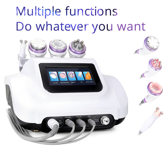 New 80k Ultrasonic Cavitation Radio Frequency Face Lift Weight Loss Vacuum Cupping Therapy Machine