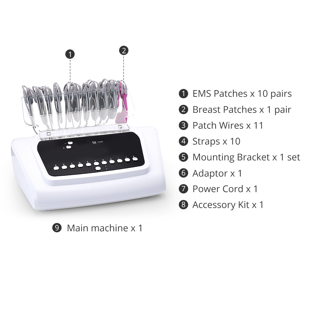 New 2 in1 Bio Microcurrent Body Shaper Tighten Electrode Stimulation Body Device