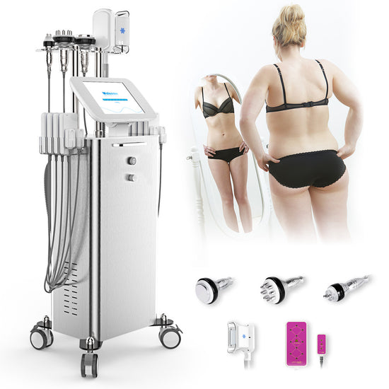 Load image into Gallery viewer, New Upgated 5in1 Vacuum Cavitatation RF Cold Slimming Fat Cellulite Reduction Body Slimming Machine - Suerbeaty
