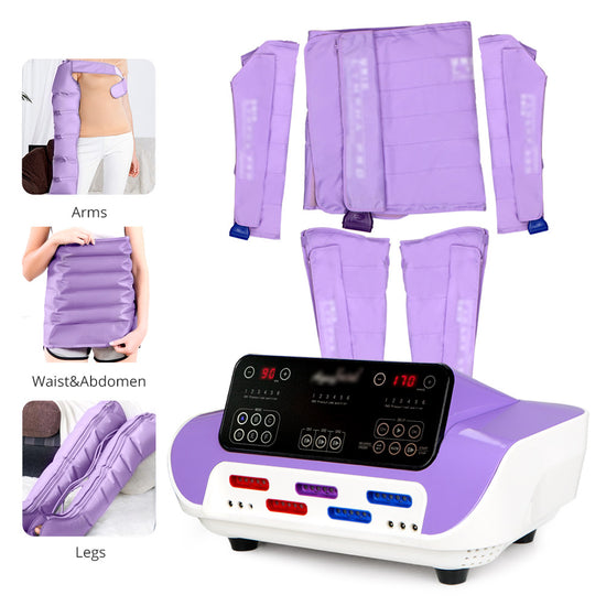 Air Pressure Suit Pressotherapy Body Slimming Weight Loss Salon Lymph Drainage - Suerbeaty