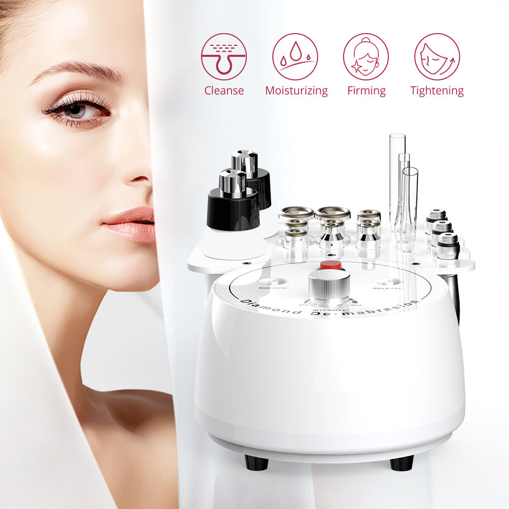 3 In 1 Diamond Microdermabrasion Blackhead Removal Skin Care Home Use Device - Suerbeaty