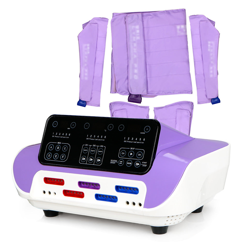Air Pressure Suit Far Infrared Lymph SPA Weight Loss Pressotherapy Slim Machine - Suerbeaty